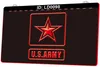 LD0098 Vendita al dettaglio all'ingrosso di segni luminosi a LED con incisione 3D dell'esercito americano