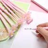 50pcs Soft Flower Gel Pen Kreatywne papiery papiernicze Piękne wiśniowe Blossom Girl Heart Series Kawaii School Supplies Y200709