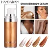 Handaiyan corps luminiseur bronzant surligneur liquide réglage Spray miroitant éclaircir lueur or Rose surbrillance maquillage étanche 8850064