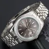 Orologio da uomo con diamanti Orologi da donna Movimento meccanico automatico Orologi da polso completamente in acciaio inossidabile Orologio da nuoto super luminoso Vetro zaffiro montre de luxe 36-41mm