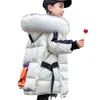 -30 jaqueta de inverno russa quente para meninas Down Kids Fashion adolescente Outerwear