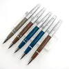 Wing Sung 601a Penna stilografica Vacumatic con pennino fine da 0,5 mm in metallo + corpo in ABS con tappo in argento T200115