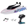 Barco RC de alta velocidade 15 km/h 2,4 GHz 4 canais elétrico Workbale on the Water Radio Remote Control Racing Toy for Childern Best Gift