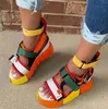 chunky heel platform woman sandals 2024 sliders shoes slippers sandalen dames wedges womens sandals shoe chaussure femme