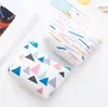 300pcs Women canvas forest Printed change coin Purse wallet keys bag pocket holder cosmetic makeup organize storage bags