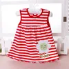 Baby Girls Dresses Summer Clothes Girl Dress Princess Clothing Heart Flower Fruits Printing Skirt 20220225 H1