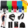 Fitness Resistenza in gomma Fasce elastiche Allenamento Gum per allenamento Esercizio a casa Sport Palestra Imbracatura con manubri Set Expander Equipment Q1225