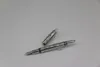 Classi Metal Silver Grid Body Fountain Pen with Series Number School Office Stationery Writing Pen