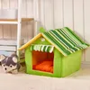 Dog House Modna Moda Wymienna mata pokrowca dla małych środkowych produktów dla zwierząt domowych do kota kropla Y200330