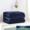 Couverture solide de Style minimaliste, velours Super doux, flanelle épaisse de haute densité, pour lits de voyage, Camping28