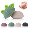 Konjac éponge visage bouffée visage nettoyer les éponges de lavage Konnyaku exfoliant nettoyant soin du visage outil de maquillage