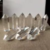 Duże Naturalne Clear Crystal Kwarc Wieża Kwarcowy Point Clear Crystal Obelisk Wand Healing Crystal 8.5 cm 16 cm Darmowa Wysyłka