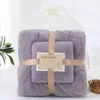 70x140cm 35x75cm 2pcs Luxury Super Large Towel Set High Absorbent Soft Bath + Face s bath towels for adults cotton 211221