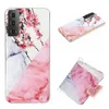 Étuis de téléphone en marbre de mode pour iPhone 15 Plus 14 13 Pro Max Samsung S22 Plus Ultra A13 A33 A53 5G Fleur Soft IMD TPU Rock Stone Pattern Couverture arrière mobile