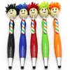 Wholesale Cartoon doll head stylus Ballpoint Pen Advertising Business Signature Pens Office Stationery Student Writing Pen