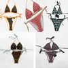Fashion designer Women Swimsuit Bikini set designer Multicolors Summer Time Beach Bathing suits Wind Swimwear High Quality Ladies