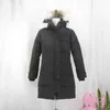 01Fashion Canada Jassen Damesjas Parka Witte ganzendons jassen met capuchon Damesparka Dames buitenjas Dameswinterjas parka