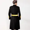 EUROPA SECURITY Trench Coat Property Conciërge Kleding Warm en verdikt Afbeelding Postbeveiliging Uniform lange stijl Wol Overjas