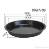 6/7/8/9/10 inch Pizza Plate Round Dish Pizza Pan Tray Food Grade Carbon Steel Non-stick Mold Baking Tool Baking Mould Pan WVT0874