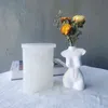 BT0014 Güzellik 50% Yarım 15 cm Büyük Boy Silikon Velas Çıplak Mum Kadınlar İnsan Torso Kadın Vücut Reçine Silikon Vücut Kalıp H1222