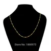 Mens Women Unisex Yellow Gold Filled Thin Necklace Link Chain306P