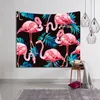 Flamingo ściany Tapestry Dekoracja Zakład Drukowane obrus piknikowy Mata Travel Mata Travel 150230 CM150200 CM150130 CM T200622