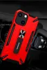 Invisible Car Holder Phone Cases For Iphone 13 11 12 Pro Max Xr Xs Multifunctional Armor Magnetic Bracket Anti-fall Shockproof Protective Cover Shell
