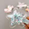 Hårtillbehör 1 PC Candy Star Clips för barn Söta prinsessor Barrettes Girl Child Plast Sweet Shining Heart Children2917172