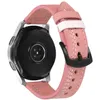 Samsung Galaxy Watchのための20mm 22mmレザーストラップ3 41mm 46mmギアS3 Amazfit Bip Watch Strap Garmin Venu 2 Plus SQ用Huawei Watch Band GT3 GT2 Pro