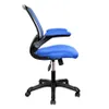 Amerikaanse voorraad Commerciële meubels Mesh Task Office Chair met Flip Up Arms, Blue A36
