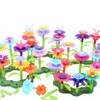 Flower Garden Building Toys - Build a Bouquet Floral Arrangement Playset for Toddlers and Kids Age 3, 4, 5, 6 Year Old Girls Pre AA220303