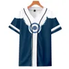 Avatar The Last Airbender T-shirt da baseball Uomo Donna Harajuku Hip Hop Maglia da baseball a maniche corte Street Wear Costume cosplay228h