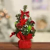 Mini Christmas Tree Xmas Artificial Tabletop Decorations Festival Miniatuur Tree met Bal Home Room Desktop Ornamenten 2010XB