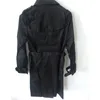 الخريف العلامة التجارية Women Trench Coat Long Windbreaker Lady Fashion Trend Double-Breaded Slim Drop 201030
