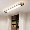 Modern LED -tak ljuskrona för sovrums garderobsgångskorridor balkong akrylremsa ljuskronans belysningsarmatur 110220v7665160