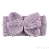 11color baby вязание шерстяной шерстяной узел баки для повязки головного повязка