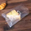 LBSISI Life – sac en plastique givré PE souple, pour pain grillé, biscuits, bonbons, jetable, sacs cadeaux alimentaires plats ouverts sur le dessus, 201015255H