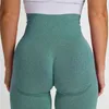 Leggings senza cuciture di yoga ad alta vita fitness Stretchy Sport Leggings Sport Gym Leggings Push Up Donne Collant Yoga Shorts H1221