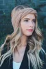 9 Kolory Kobiety Hairband Kolorowe Dzianiny Crochet Twist Headband Winter Ear Ciepszy Elastyczny Zespół Włosów Szerokie Akcesoria do włosów