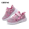 Filles chaussures décontractées maille légère baskets enfants été enfants automne Tenis mignon Sport dessin animé femme course chaussette chaussures 8 220208