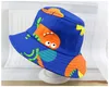 Cartoon Baby Sea Beach Sun Hat Summer Children Girl Bucket Cap Kids Fruit Print Outdoor Hats Toddler Girls Fisherman Visor