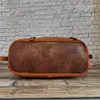 Vintage Handbag New Leather Bags for Women Lady's Travel Totes Hand Bag Large Capacity Shoulder Designer Bolsa Femini