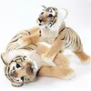 Simulação Tiger Leão Leopard Prestante Animais Plexufol Boneca Criança Presente de Aniversário Toys Soft Pillow Christmas LJ201126