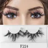 Großhandel 100% echte Nerz Wimpern Dicke Wimpern Flauschige Wispy Messy Lash 25mm Wimpernverlängerung Make-Up-Tools