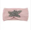 Femmes diamant bandeaux tricoté Crochet bandeau Sport Yoga bandeau mode hiver Turban cache-oreilles casquette bandeaux LSK1893