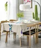 Nordic Table Cover PVC пластиковая столовая ткань для свадебной вечеринки отель скатерть водонепроницаемый маслозащитный столик ткань бабочка напечатана T200707