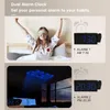 Smart Automation Modules Projection Clock LED Screen Snooze Function 180° Rotatable Electronic Adjustment Dual Alarm Mode FM Office Desk Roo
