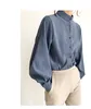 Vintage solid bomull vit skjorta kvinnlig överdimensionell toppar kvinnor långärmad tjejer blus plus storlek höst kvinnor blouses femme blusas1