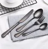 blue flatware