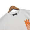 Felpa sabbia estate nuovo cotone di alta qualità stampa manica corta girocollo pannello T-Shirt Oversize Colore: nero bianco eeg